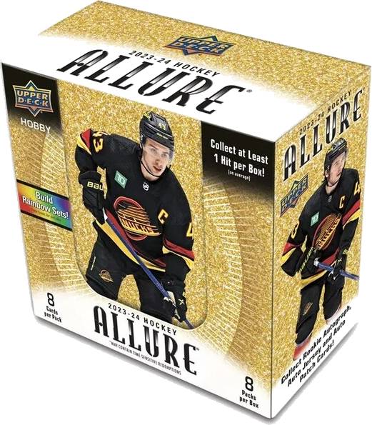 Hokejové karty 2023-24 Upper Deck Allure Hockey Hobby Box