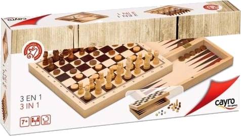 Šachy Dáma Vrhcáby 3 v 1