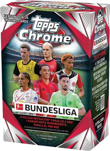 Fotbalové karty Topps Chrome Bundesliga 2024/25 Value Box