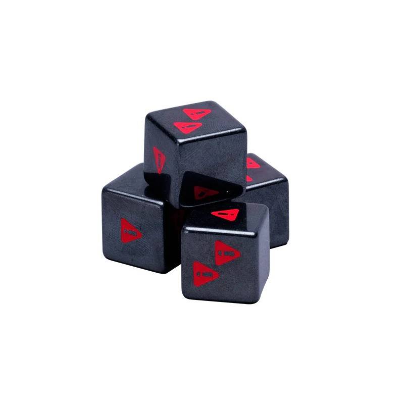 Moonrakers Hematite Hazard Dice
