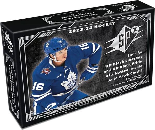 Hokejové karty 2023-24 Upper Deck SPx Hockey Hobby Box