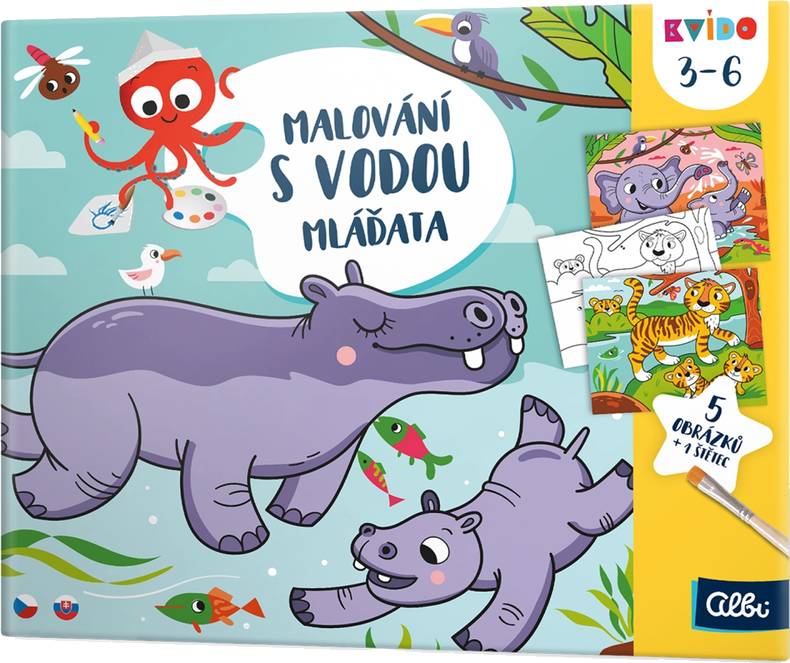 Kvído - Malování s vodou: Mláďata