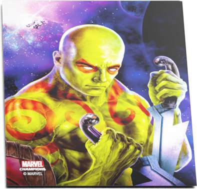Marvel Champions Fine Art Sleeves (50+1 Sleeves) - Guardians of the Galaxy - Obaly na Karty Barva: Drax