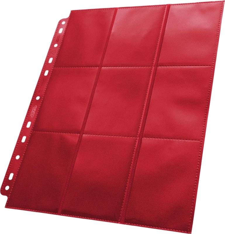 Stránka do alba Ultimate Guard - Side Loaded 18-Pocket Pages Red (1 ks)