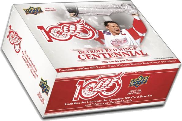 Hokejové karty 2025/26 Upper Deck Detroit Red Wings Centennial Box Set
