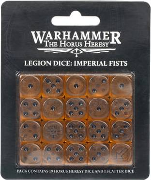 Sada kostek Warhammer: The Horus Heresy - Legion Dice Imperial Fists