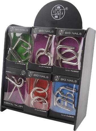 Hlavolam - kovové různé druhy