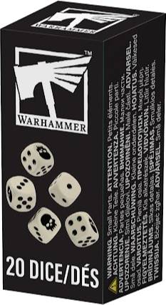 Warhammer 12mm D6 Dice Set (sada 20 kostek) - 2026