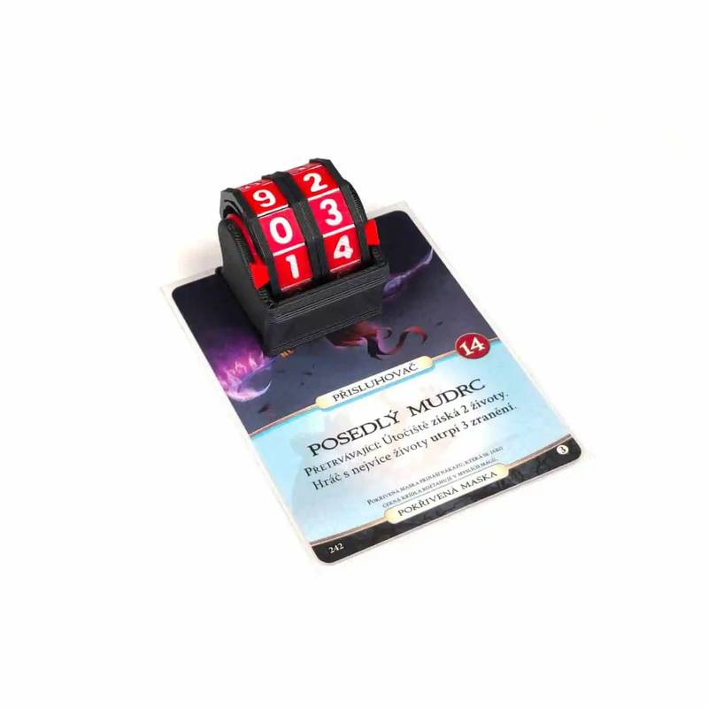 Univerzální počitadlo bodů: 2 číslice - červené