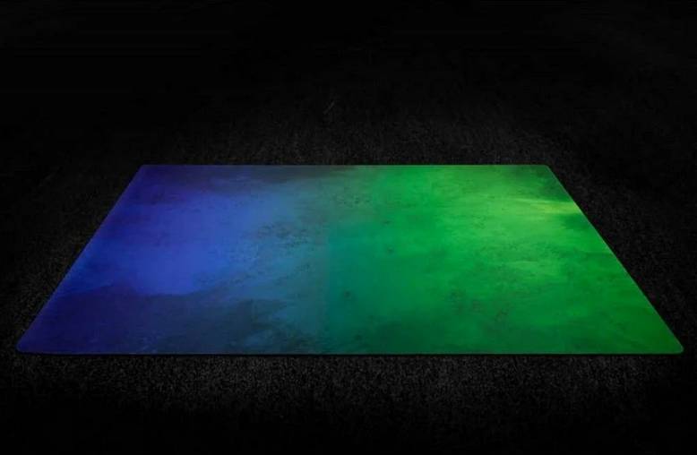 Gaming Mat - Splash Blue-Green 160 x 85 cm