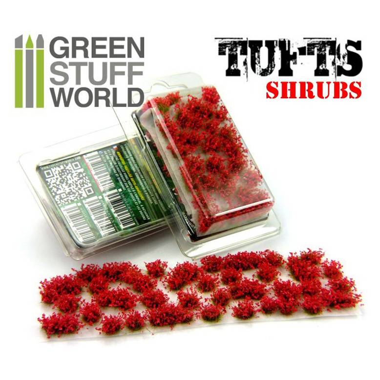 Green Stuff - Flowers Shrub Tuft - Red