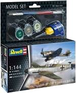 ModelSet letadlo 63770 - Messerschmitt Bf109E & Ju87B Stuka (1:144)