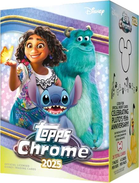 Sběratelské karty 2025 Topps Chrome Disney - Value Box