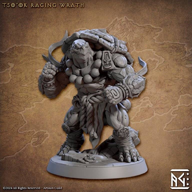 Antropomorphes - Tso'ok Raging Wrath Jadeshel Turtlekin