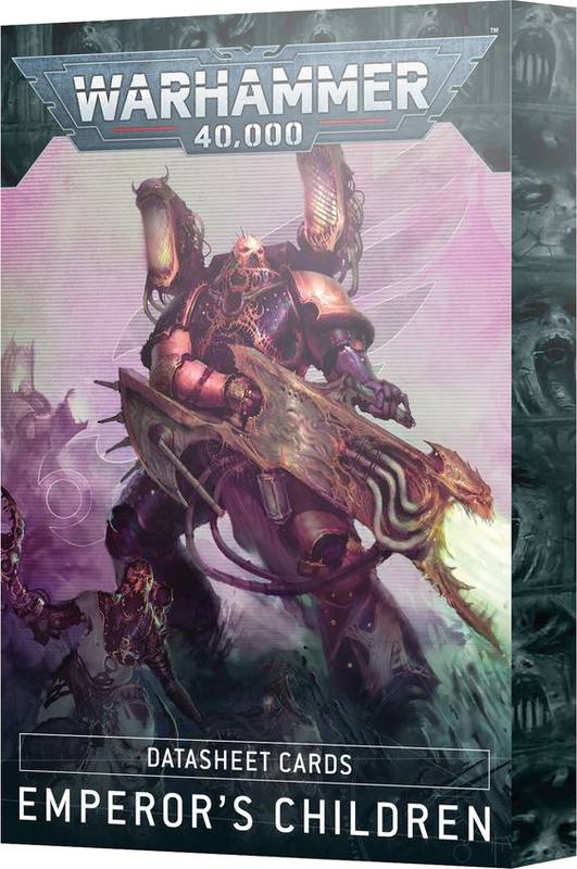 Warhammer 40000: Emperor's Children: Datasheet Cards EN