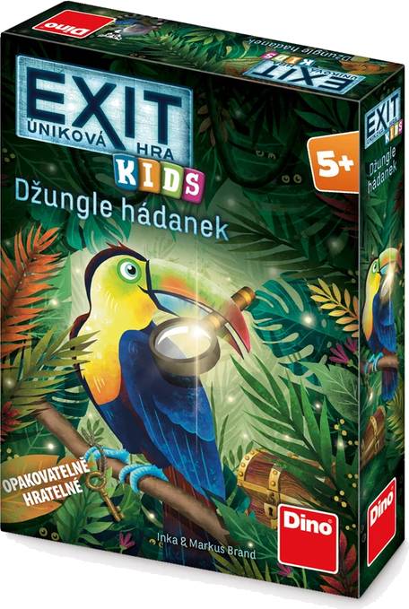 Exit úniková hra pro děti: Džungle hádanek