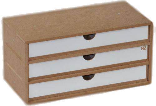 Stojan a modul na barvy (3 zásuvky s oddělovači)