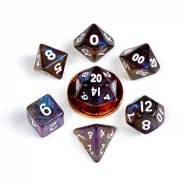 10mm Mini Polyhedral Dice set: Stardust Galaxy