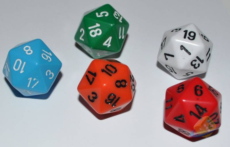 Kostka D20 jednobarevná - 29420