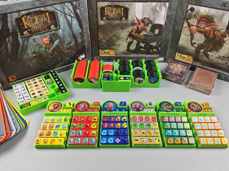 Kosti jsou vrženy - Insert (černý, 077) NENÍ HRA! Insert: Kosti jsou vrženy