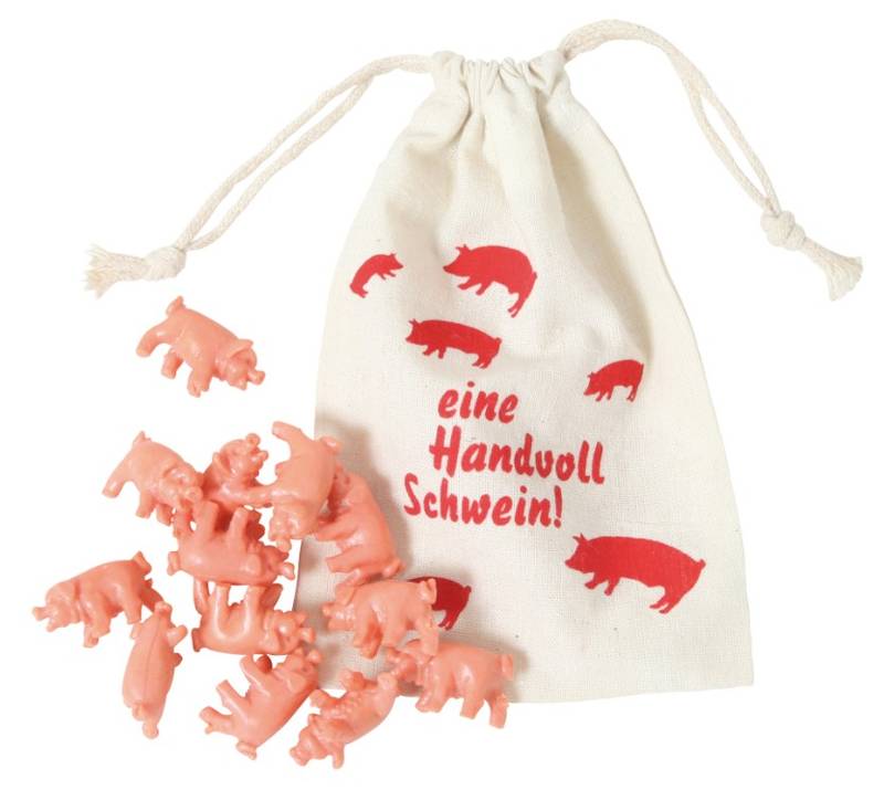 Veselá prasátka - Schweinerei - v plátěném pytlíku