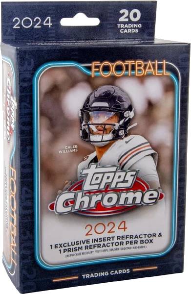 2024 NFL Chrome Football Hanger Box