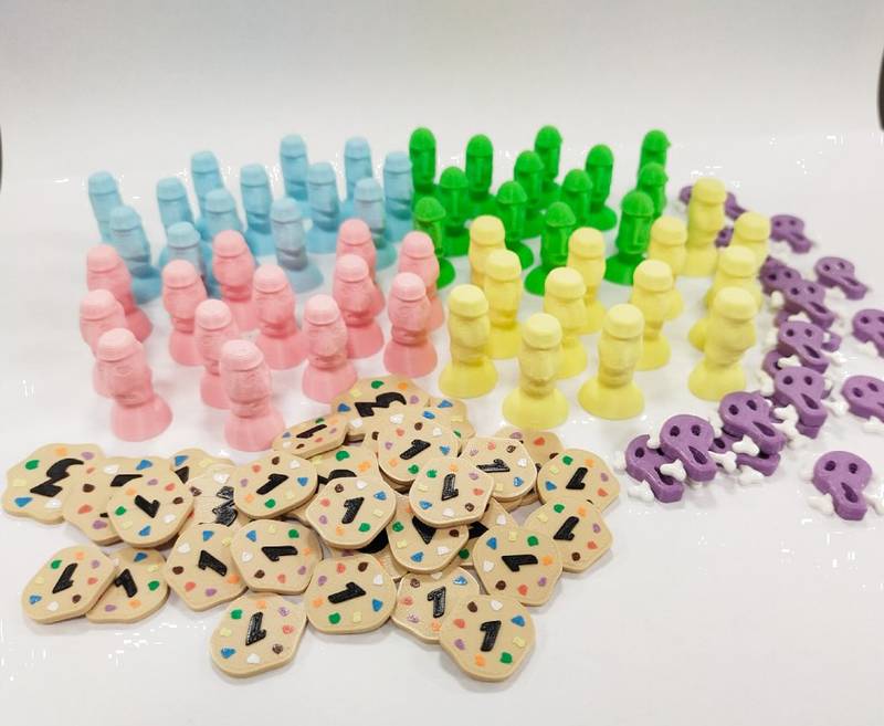 Duchové ostrova: plastové žetony