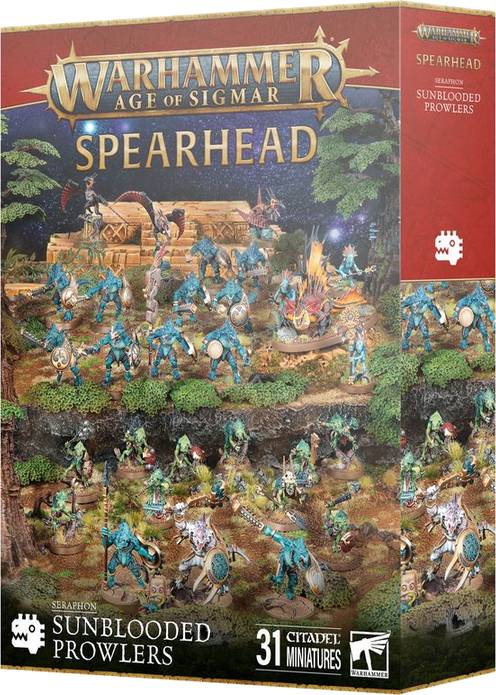 Warhammer Age of Sigmar - Spearhead: Seraphon - Sunblooded Prowlers