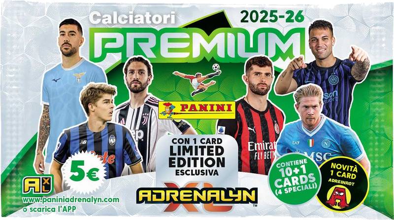 SERIE A 2025/2026: Adrenalyn - Premium Packet