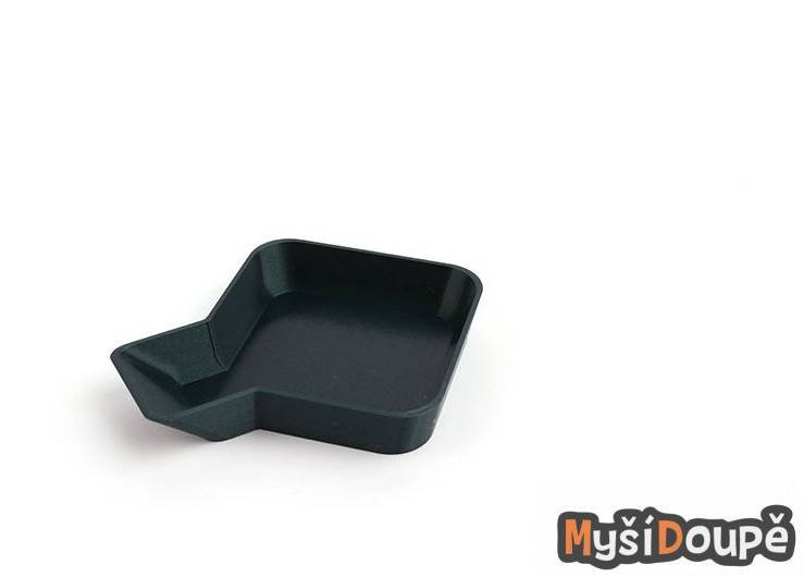 Univerzální miska na žetony se zobáčkem - metalická zelená