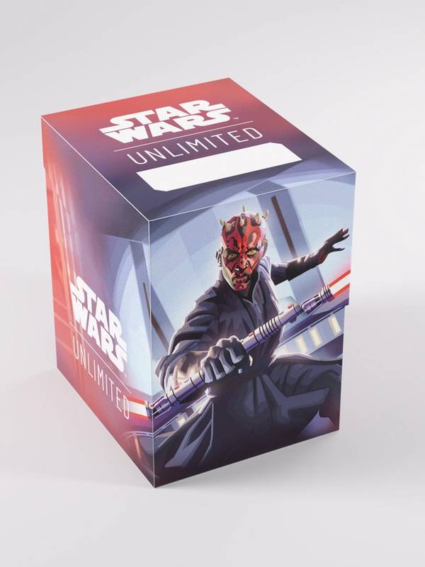 Krabička na karty Gamegenic - Star Wars: Unlimited Soft Crate Darth Maul