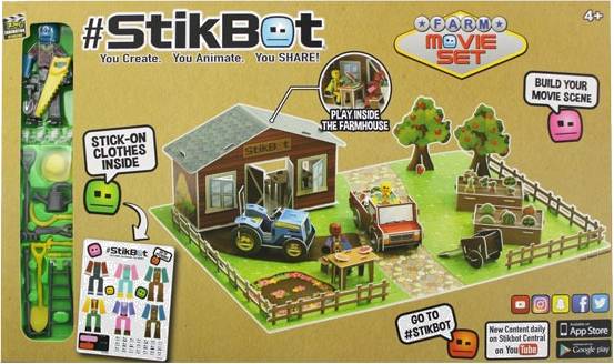 Stikbot filmařská sada pirátská loď nebo farma