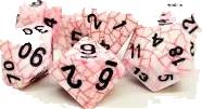 Dice Set: Spider Red (7)