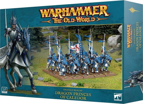 Warhammer The Old World - High Elf Realms: Dragon Princes of Caledor
