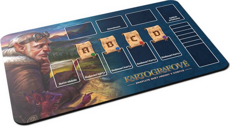 Kartografové: Neoprenová herní podložka