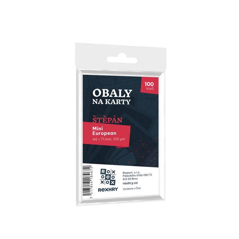 Obaly na karty REX - Mini European - Štěpán - 46 x 71 mm 100ks