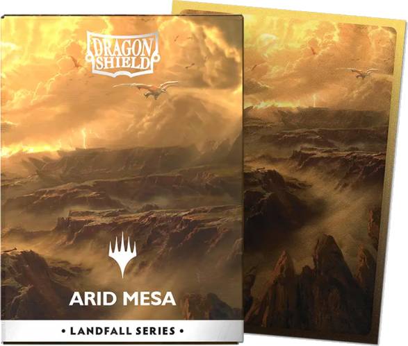Blackfire Ochranné obaly na karty Dragon Shield - Landfall Series - Matte Dual Sleeves Arid Mesa (100 ks)