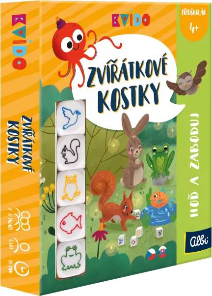 Kvído - Zvířátkové kostky