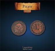 Pirate Metal Copper Coin
