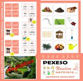 Pexeso Natotata Zahrada anglicky - Blanka Dittrichová