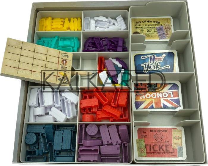 Insert pro Jízdenky, prosím! mini (944S) NENÍ HRA! Insert: Ticket to Ride Mini