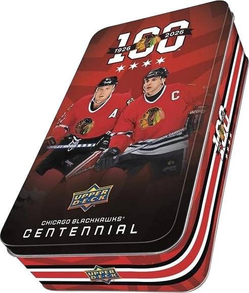 Hokejové karty 2025-26 Upper Deck Chicago Blackhawks Centennial Hobby Box