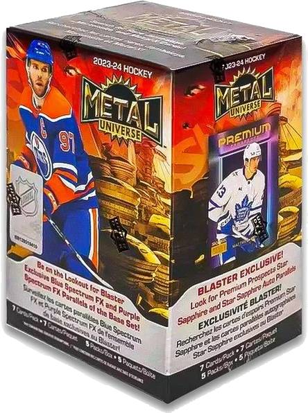 Hokejové karty 2023-24 Upper Deck Skybox Metal Universe Hockey Blaster Box