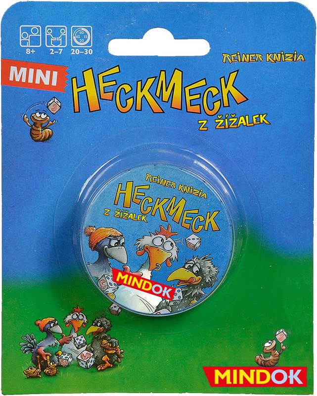 Heckmeck z žížalek Miniplechovka do kapsy