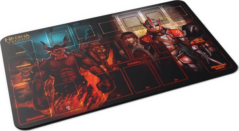 Hrdina v kostce: Neoprenová herní podložka