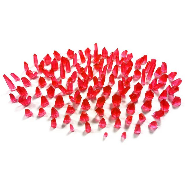 Green Stuff - Red resin Crystals - small