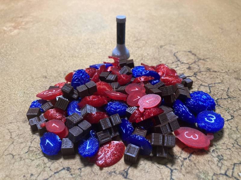 Arkham Horor LCG - 3D žetony