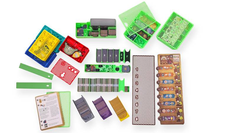 Nukleum - insert pro hru Barva: Nukleově radioaktivní