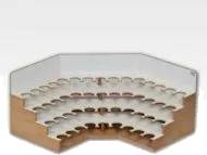 Rohový stojan na barvy (průměr 26mm)