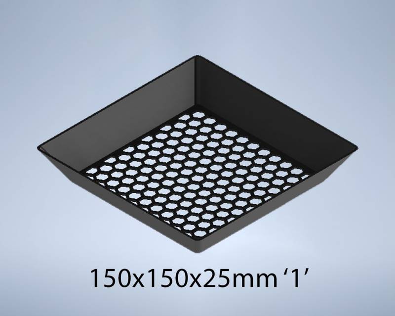 Univerzální misky po 1ks (černé) Varianta: Velká miska (1) 150x150x25 NENÍ HRA!